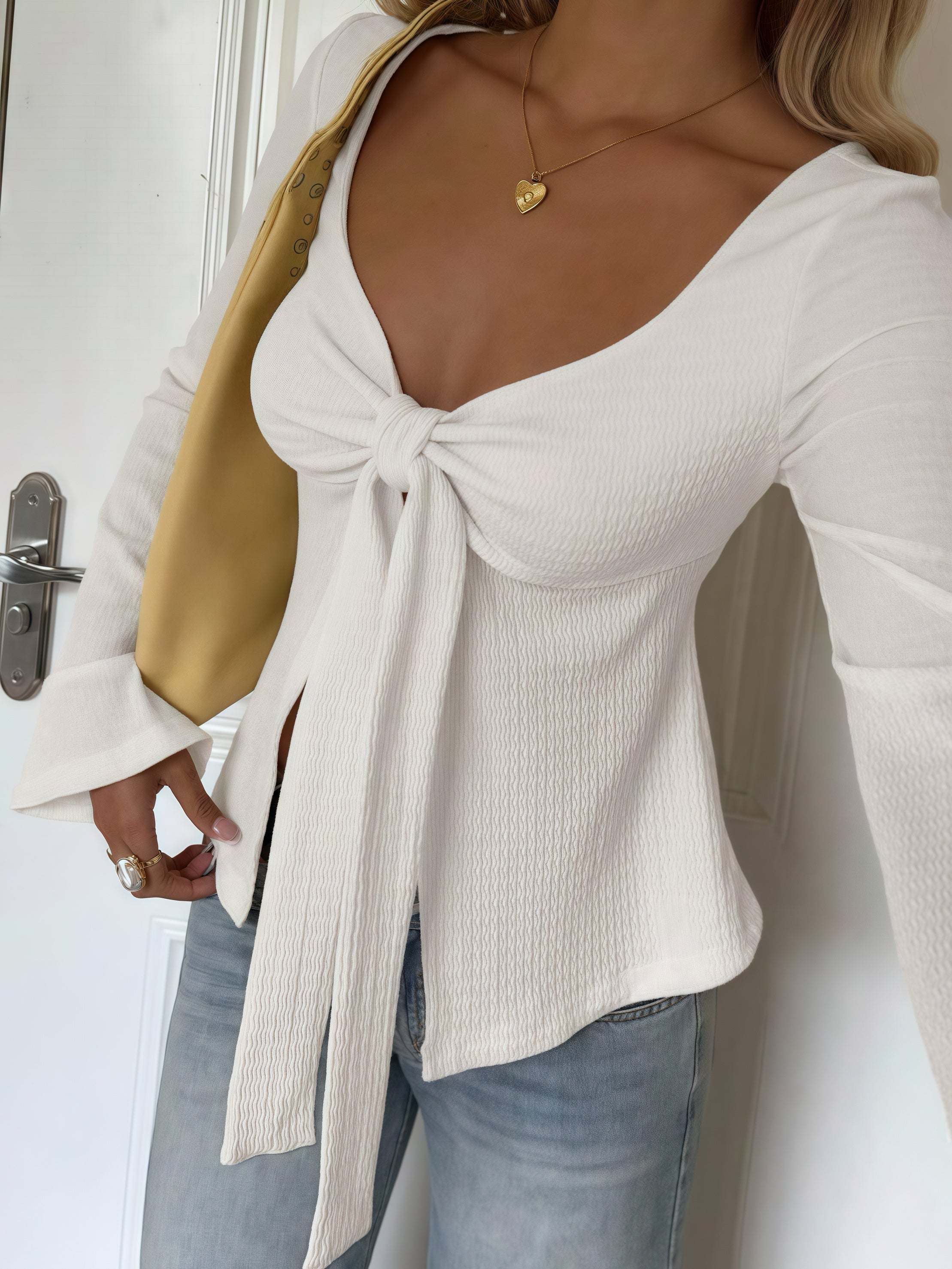 Sienna Front Tie Top Long
