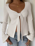Sienna Front Tie Top Long