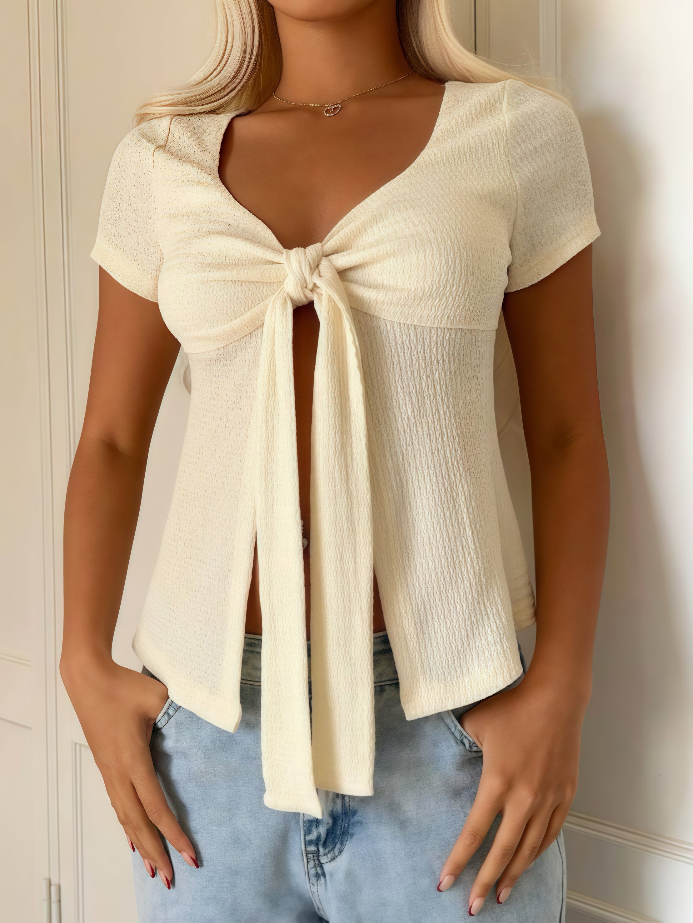 Sienna Front Tie Top