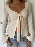 Sienna Front Tie Top Long